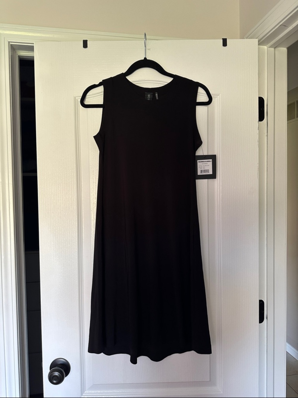 Norma Kamali Black Sleeveless Dress